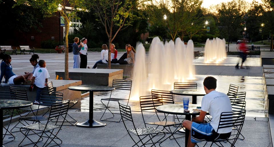 Capital University Reflections Fountain