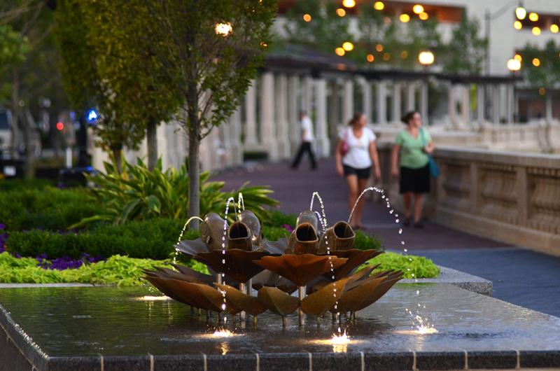 Scioto Mile Promenade Fountains